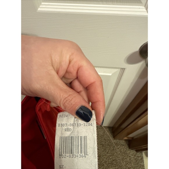 NWT Cleo Apparel Women's Red Crochet Top Sleeveless Bodysuit - Picture 6 of 6